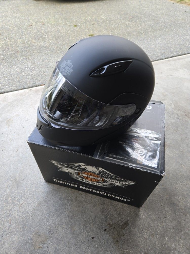hjc and harley-davidson helmet 98253-12vm Harley Davidson Modular Full Face Helmet 98201-12VM for Sale in Kent, WA