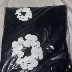 DENIM TEAR HOODIE