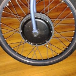  Hybrid Electric Bike 26 X 1.75 Front Wheel Brushless Motor Hub  Conversion  36 V 500w