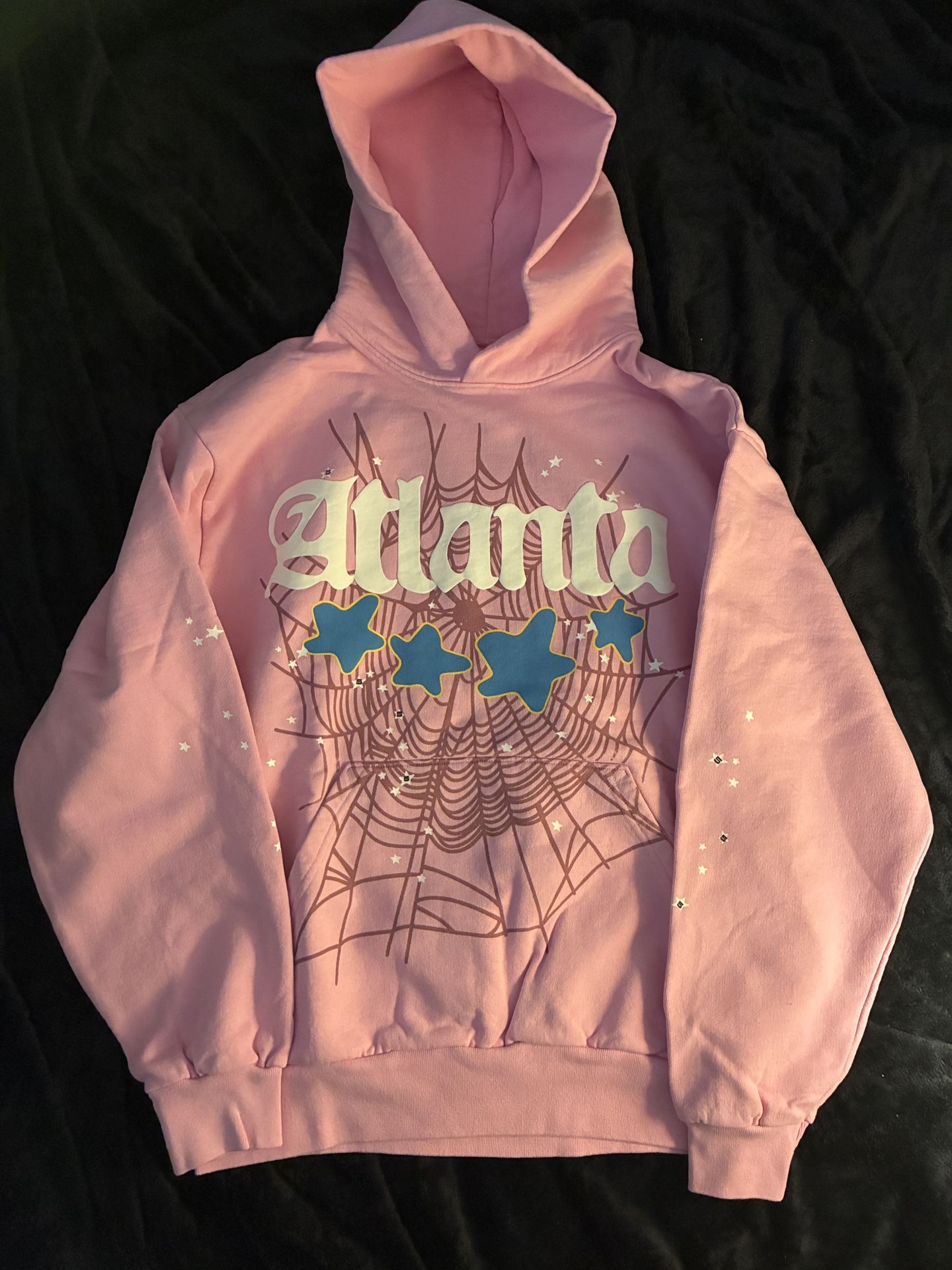 Pink Atlanta Sp5der Hoodie