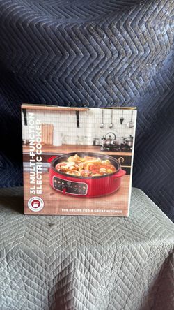 Red food cooker