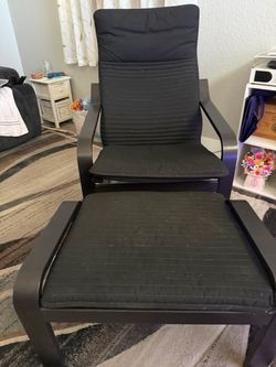 Poang Chair w/ottoman