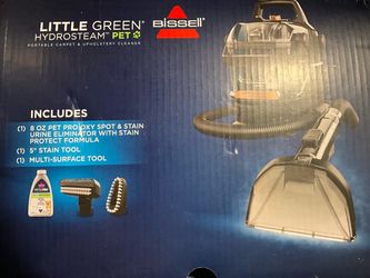 BISSELL Little Green HydroSteam Pet Portable Carpet & Upholstery Cleaner