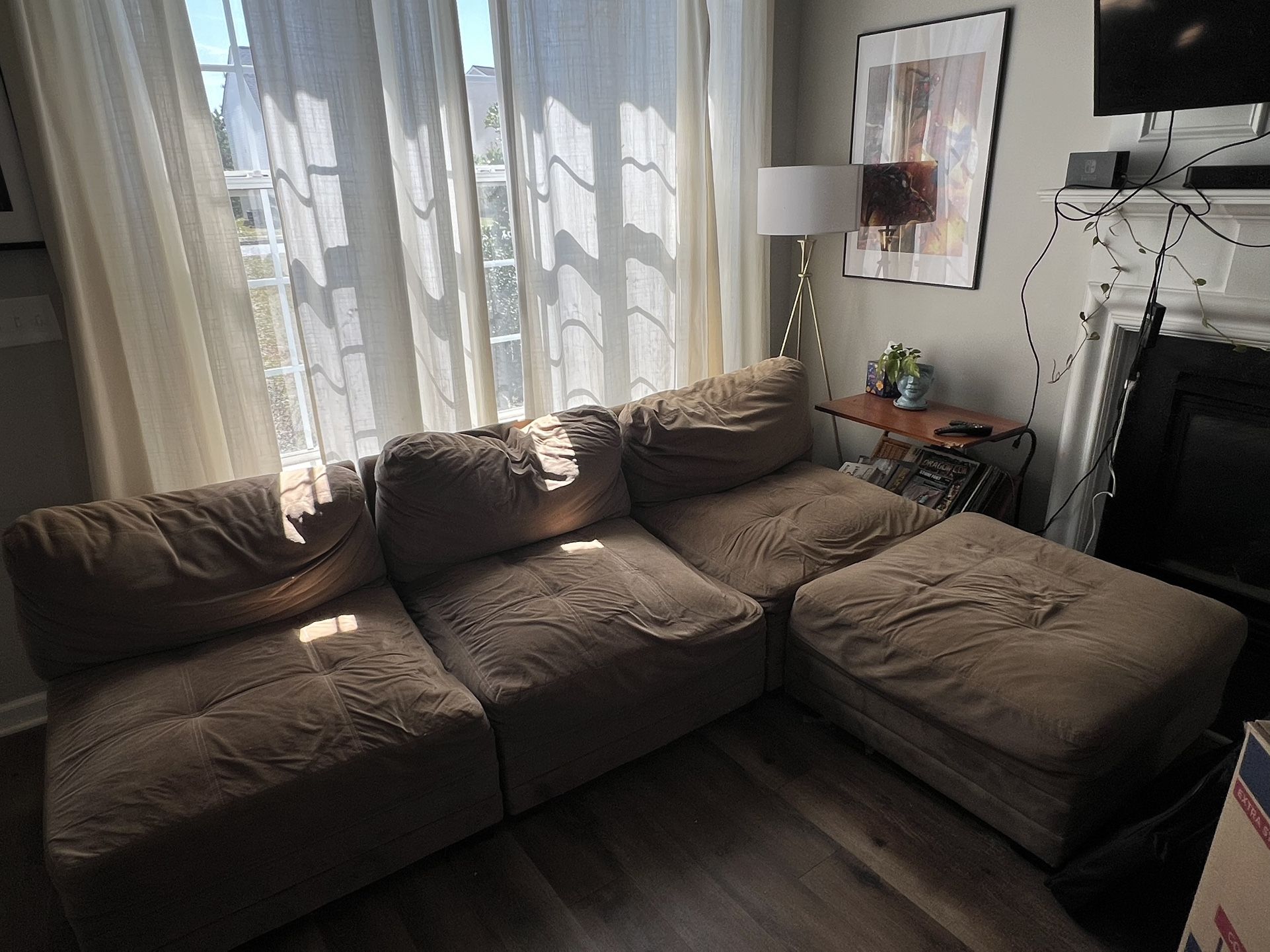 Brown Sectional Sofa