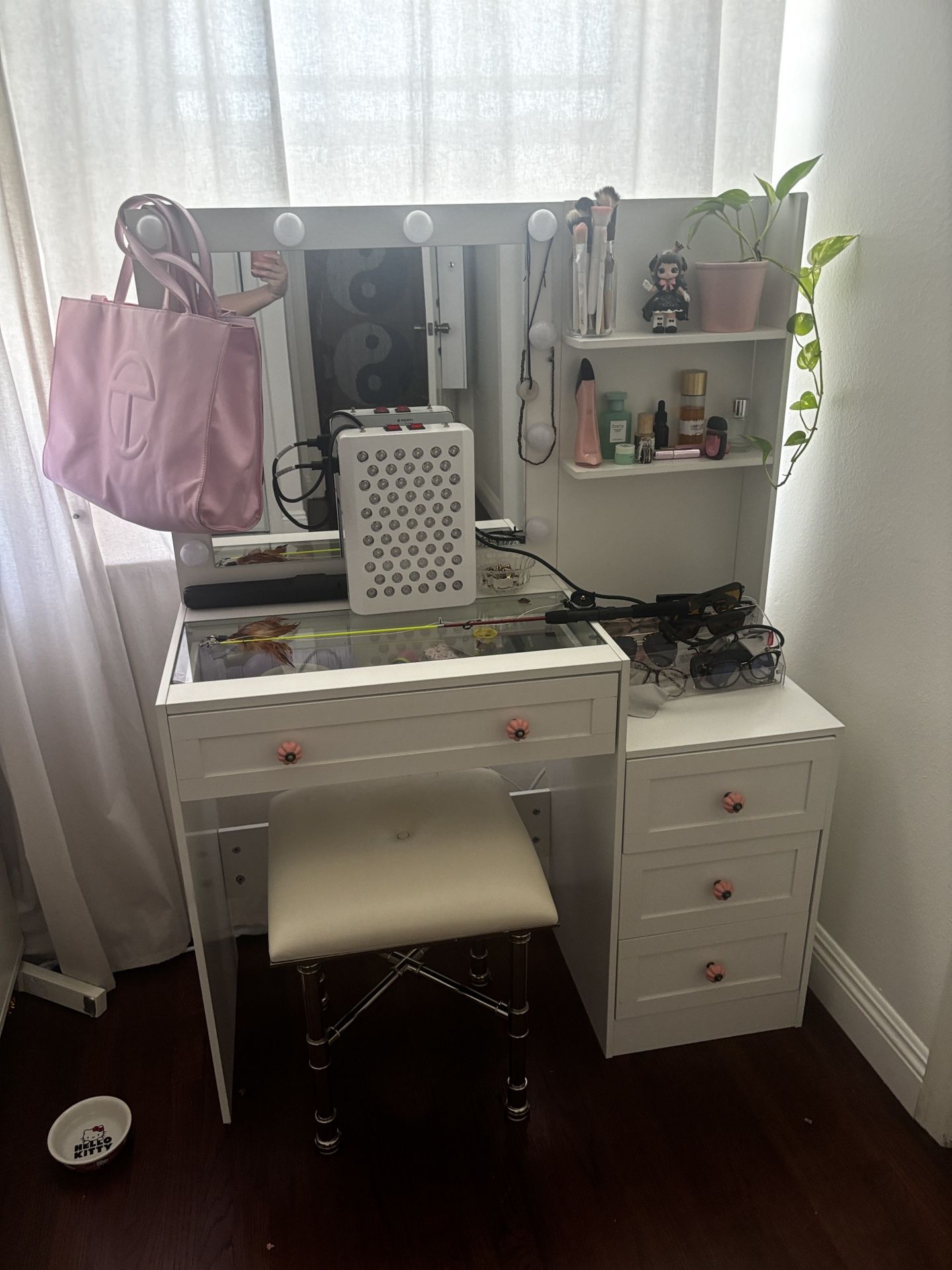 Vanity Makeup Table Desk & Stool