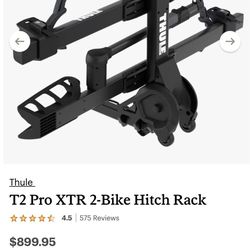 Thule T2 Pro XTR 2-Bike Hitch Rack