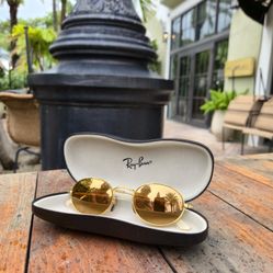 1992 Vintage Ray-Ban W1909 (24k Gold) – Diamond Hard Glass Lenses