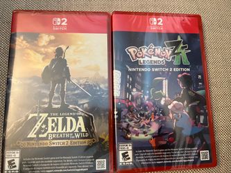 Zelda and Pokémon for Nintendo switch 2 brand new sealed