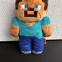 8 Inch Minecraft Steve plush