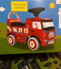 Peppa Pig Party Ride-On Toy Truck