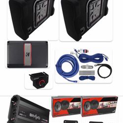  NEW FULL BASS AND VOICE PACKAGE KICKER AUDIO INSTALLED FIT SINGLE AND CREW CAB TRUCKS