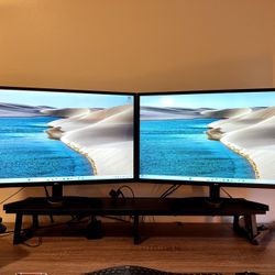 Dual LG 32inch Monitors