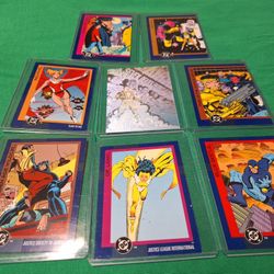 1993 SKYBOX DC COSMIC TEAMS TRADING CARDS