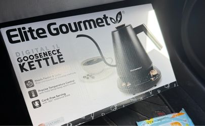 Elite Gourmet Digital 1L Gooseneck Kettle