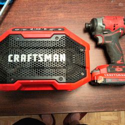 craftsman impact gun plus speaker