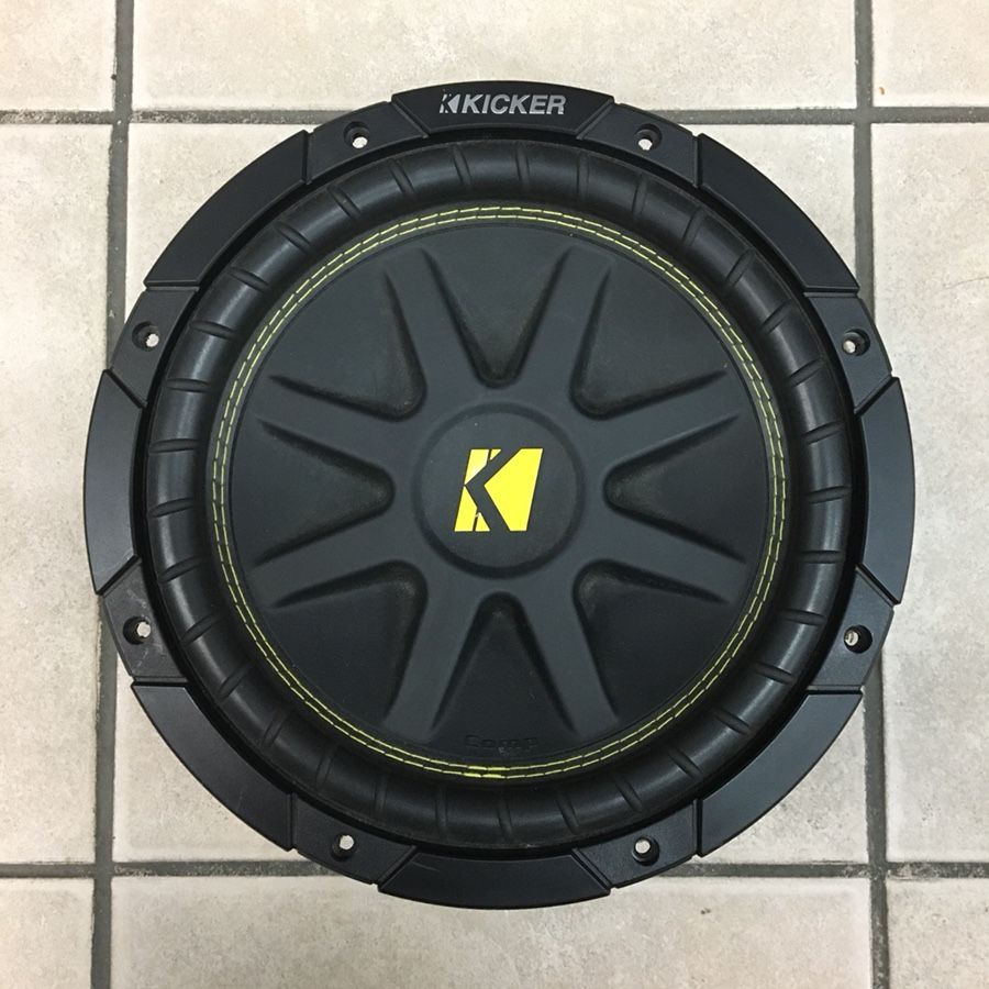 Kicker Comp 10c 10” Subwoofer 10C10D4 dual voice coil 4-ohm