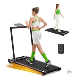 Used AKLUER Folding Walking Pad Treadmill with Incline – 3 in 1 Home Cardio Machine