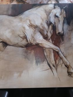 Ray G. Ellis Horse Inspired Oil Painting