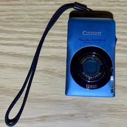 Canon PowerShot SD1300 IS 12.1 MP Digital Camera  - Blue