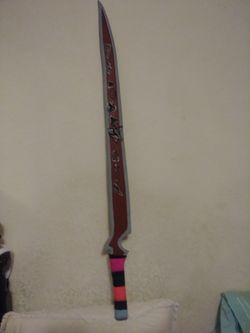 Kids play wooden swore