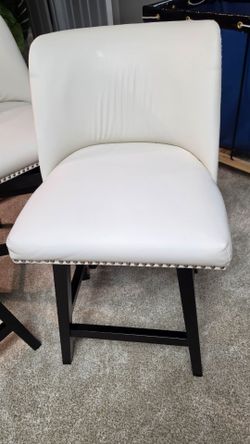 Leather Swivel Bar Stool (4pcs)