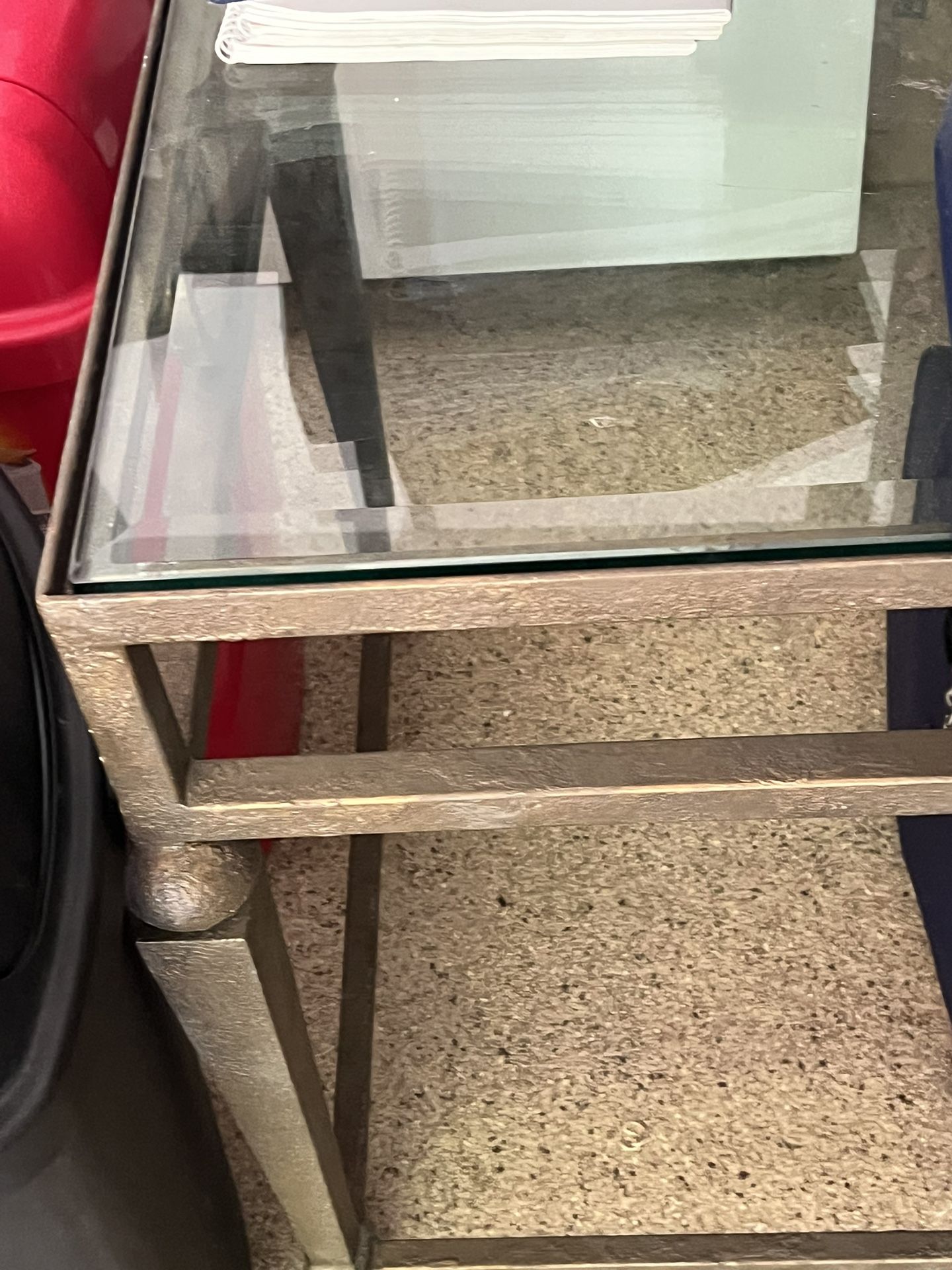 2 Glass Tables