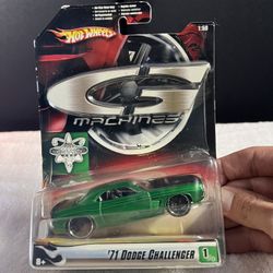 Hot Wheels G Machine 1971 Dodge Charger Green 2006