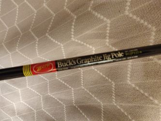 Bucks graphite jig pole 12 ft pole