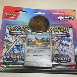 Pokemon Cards: Prismatic Evolution Eevee 2 Pack