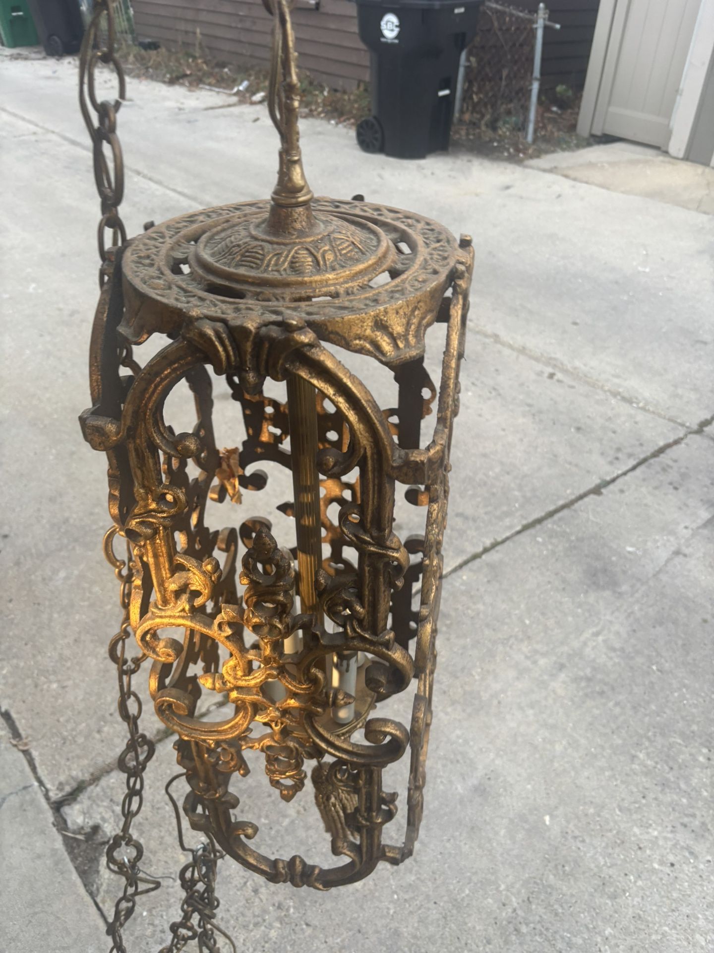 1970 Cast Iron Lamp