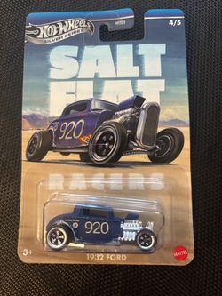 Hot Wheels Silver Series Salt Flat 1932 Ford Coupe in Blue  1:64 Scale Diecast