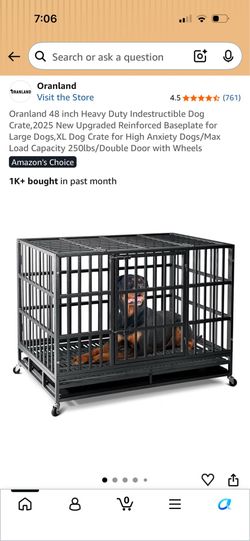 XL Heavy Duty Dog Crate
