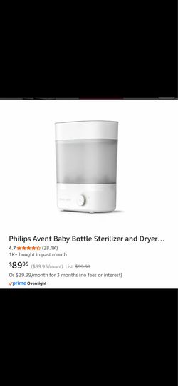 Philips Avent Baby Bottle Sterilizer and Dryer