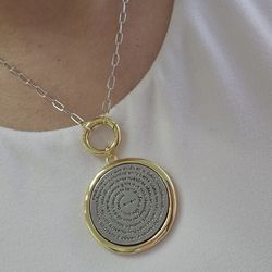 Saint Bennett gold plated necklace