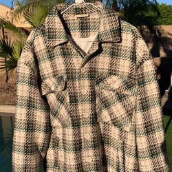 Woven Flannel Jacket 