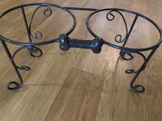 Raised Dog Bowl Metal Stand