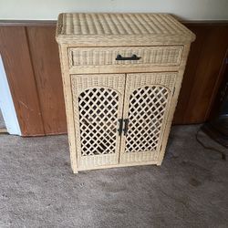 Wicker Cabinet