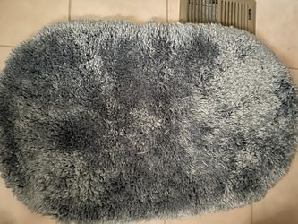 Oval Bathroom Rug And Oval Toilet Lid Cover 