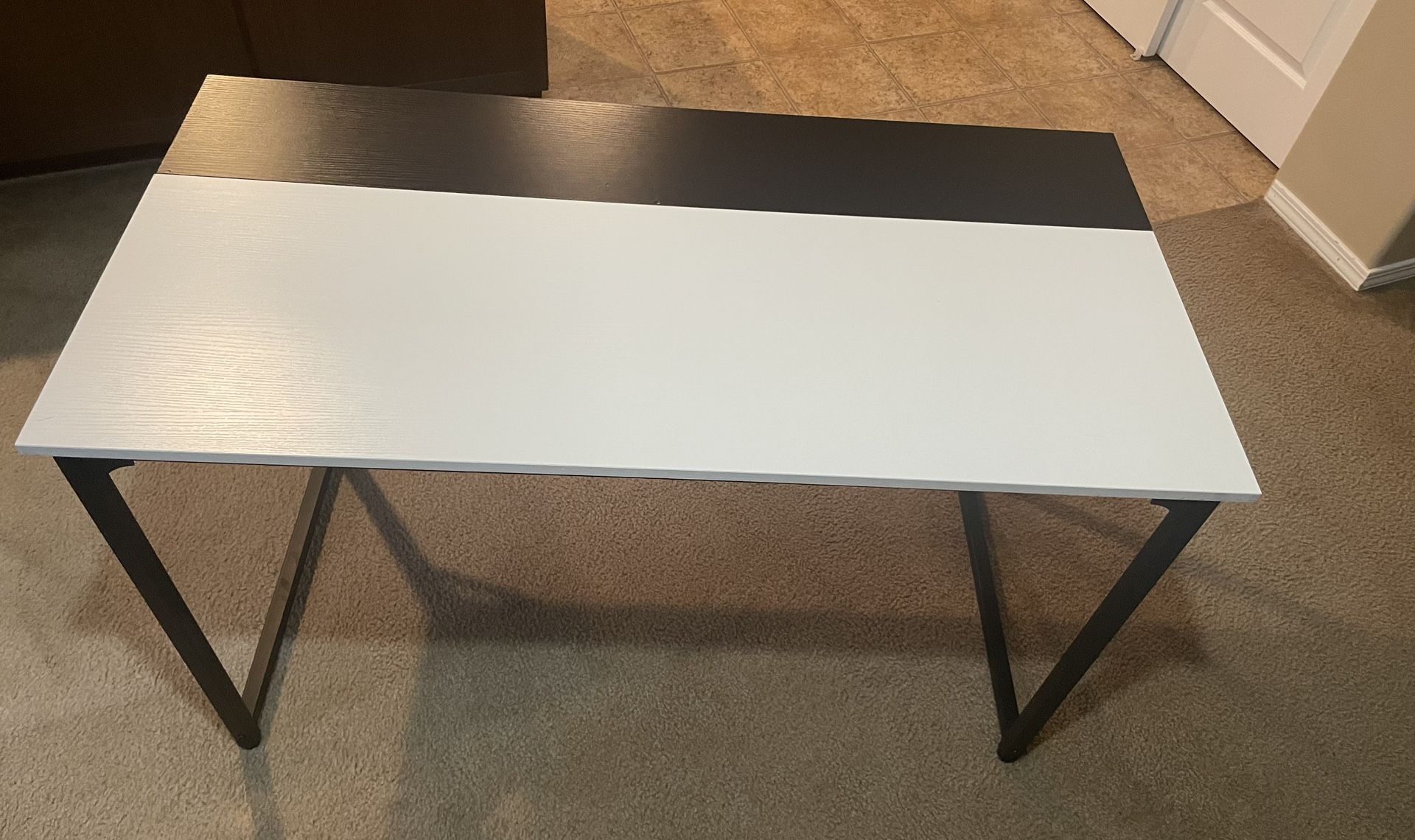 Foxemart Computer Desks 39 Inch Black And White
