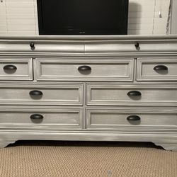 Beautiful Grey Wooden Dresser