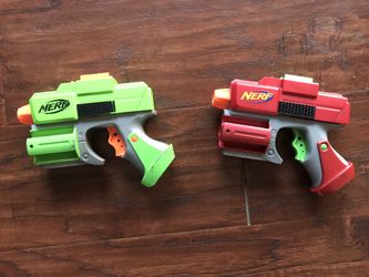Two nerf guns