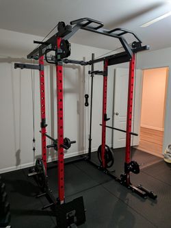 Power Cage, Power Rack with Cable Crossover Syste
