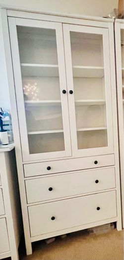 IKEA Cabinet - FREE DELIVERY - IKEA Glass Door Cabinet