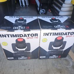 Chauvet Intimidator Spot 110 Moving Heads.