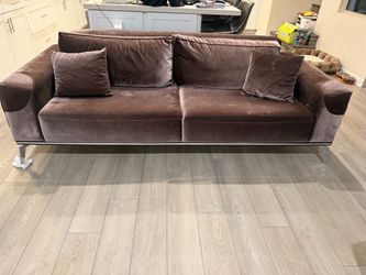 Velvet Modern Sofa