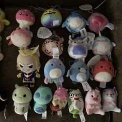 Squishmallows and plushies