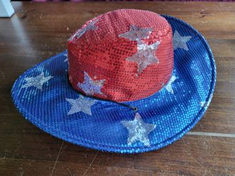 Patriotic cowboy hat