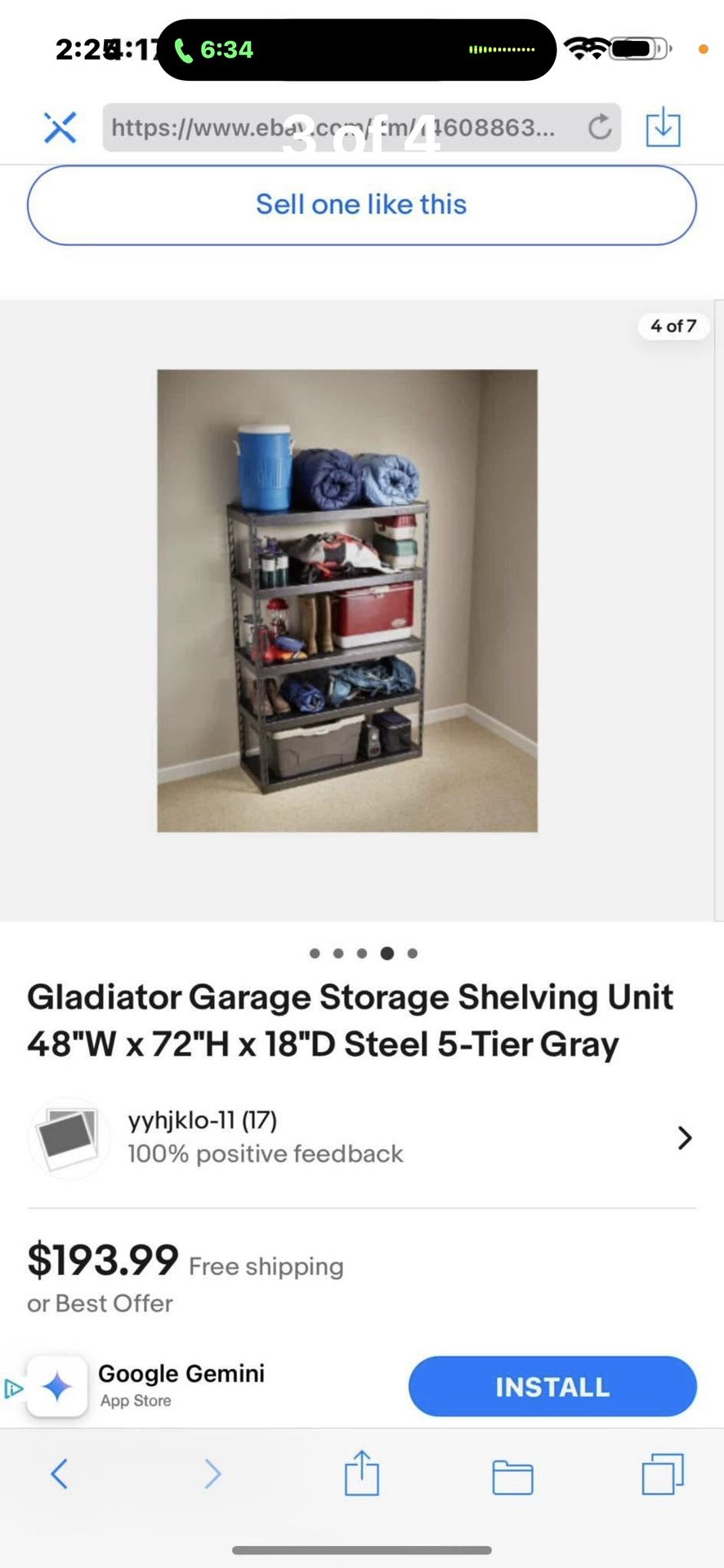 Gladiator Garage Storage Shelving
