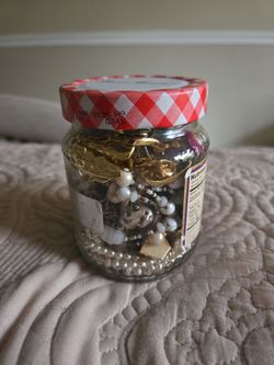 Small mystery jewelry jar