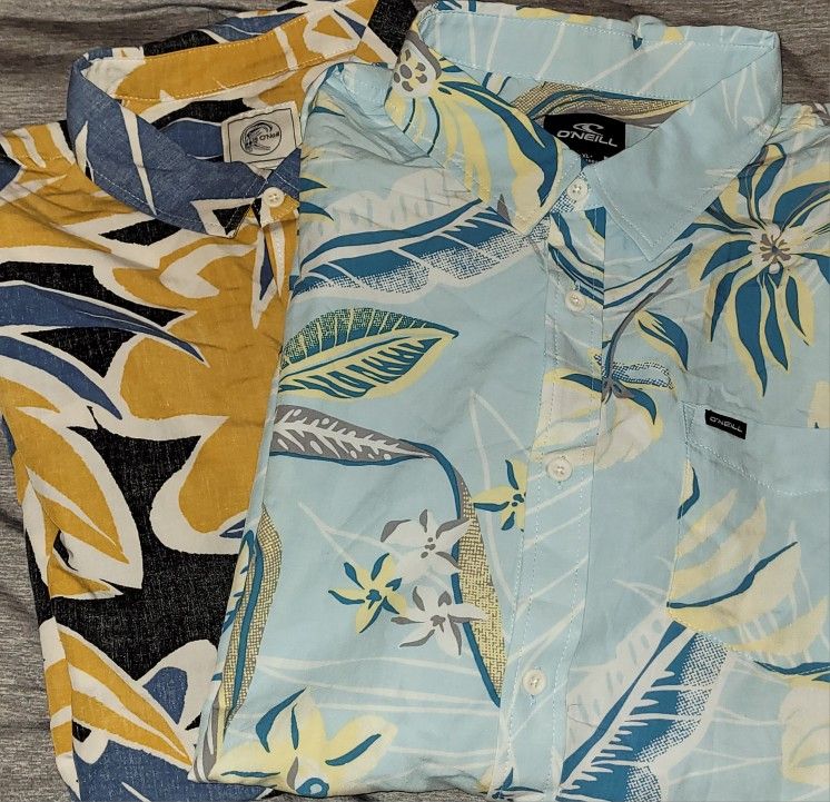 SELLING TOGETHER Brand New Men's O'Neill Hawaiian Button Down XL